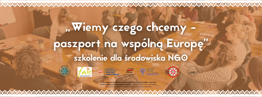 Od potrzeb do działania. Bezpłatne warsztaty dla organizacji pozarządowych.
